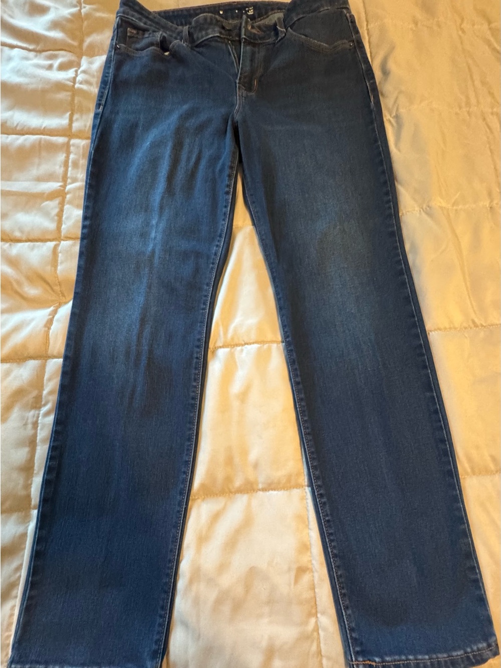 Old Navy Women's Dark Indigo Straight-Leg Jeans